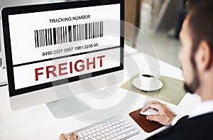 Bar Code Order Tracking Number Concept