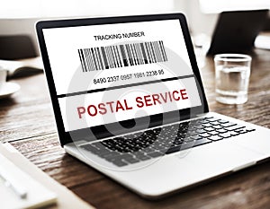 Bar Code Order Tracking Number Concept