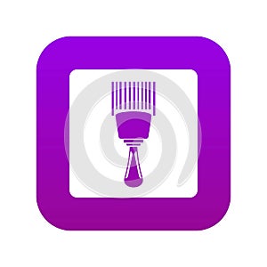 Bar code scanner icon digital purple