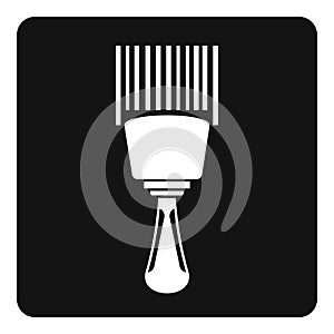 Bar code scanner icon simple