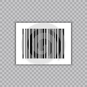 Bar Code Set Vector. Universal Product Scan Code.