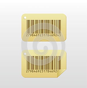 Bar code Sticker