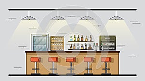 Bar counter picture