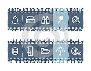 bar with file-server icons