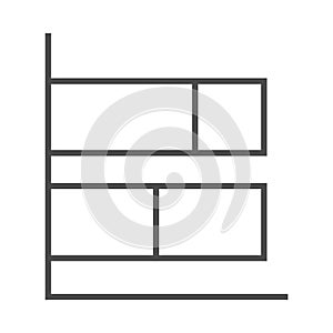 Bar graph on white background