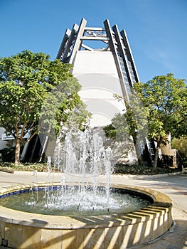 Bar-Ilan University fountain 2010 photo