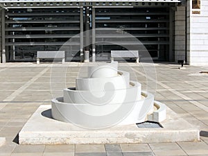 Bar-Ilan University spiral sculpture 2009 photo