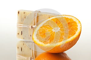 Bar of Natural Soap And Orange