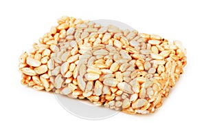 Bar of puffed rice