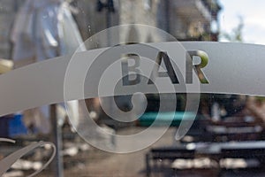 bar restaurant details at riverside