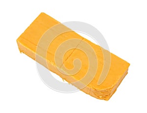 Bar of sharp cheddar cheese