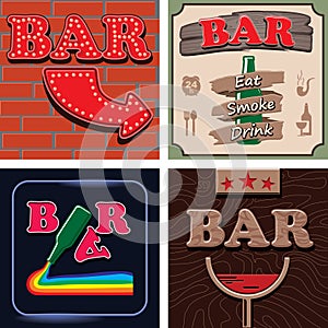 Bar signs