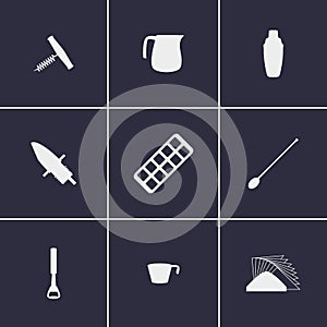 Bar tools icons