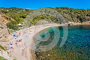 Barabarca beach near Capoliveri, Elba Island, Tuscany, Italy.