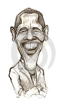 Barack Obama caricature