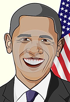 Barack Obama illustration