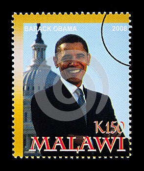 Barack Obama Postage Stamp