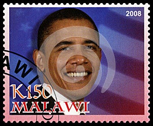 Barack Obama Postage Stamp from Malawi