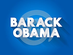 Barack Obama text, concept background photo