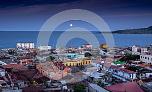 Baracoa Cuba at Night