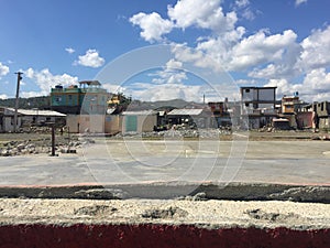 Baracoa view after hurricane Matthew 2017