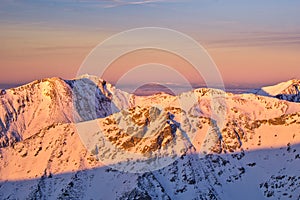 Baranec and Otrhance mountains in West Tatras photo
