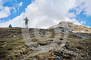 Baranec peak, Western Tatras mountains, Slovakia, hiking theme