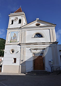 Barano d`Ischia - Facciata della Chiesa di Santa Maria La Porta