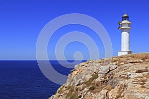 Barbaria lighthouse formentera Balearic islands photo