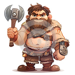 Barbarian warrior Characters from folk legends photo