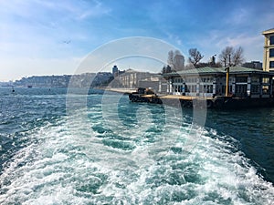 Barbaros Hayrettin Pasha Pier in Istanbul photo