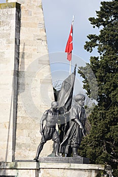 Barbaros Hayrettin Pasha statue, Istanbul photo
