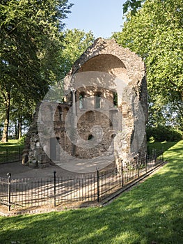 Barbarossa ruins in the Valkhof park in Nijmegen, The Netherlands photo