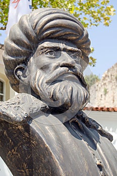 Barbarossa statue, Antalya, Turkey