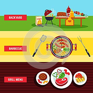 Barbecue Banner Set