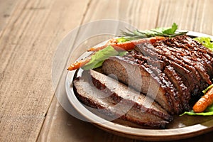 Barbecue beef brisket