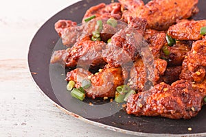 Barbecue chicken wings