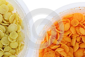 Barbecue corn in cup