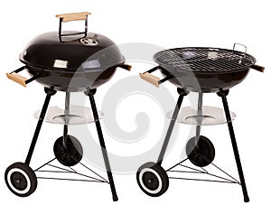 Barbecue grill isolated on white