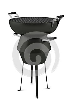 Barbecue grill isolated on white background