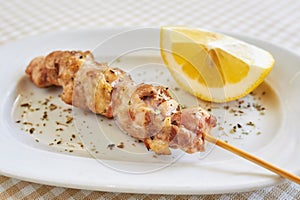 Barbecue, grill skewer