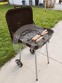 Barbecue with Hot Dogs