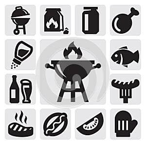 Barbecue icons