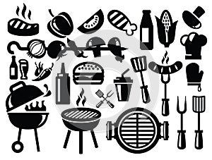 Barbecue icons