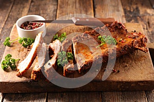 Barbecue pork rib