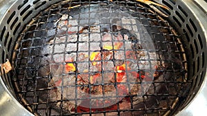 The barbecue stove