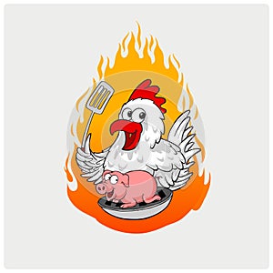 Barbecue vector illustration