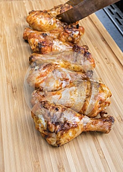 Barbecued Chicken Drumsticks 1