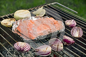Barbecued Fresh Fish