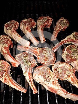 Barbecued Lamb Cutlets